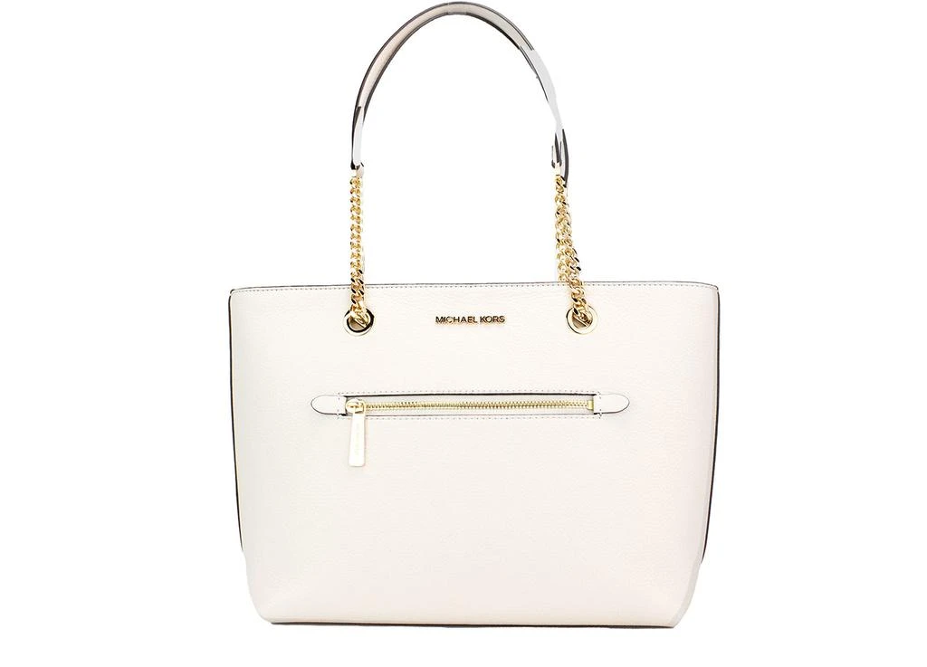 商品[二手商品] Michael Kors|Michael Kors Jet Set Medium  Leather Front Pocket Zip Chain Tote Bag Women's Purse,价格¥2228,第3张图片详细描述