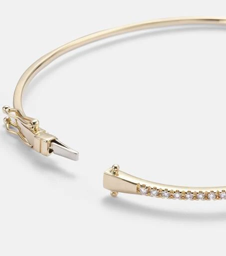 Single Row 18kt yellow gold bracelet with diamonds 商品