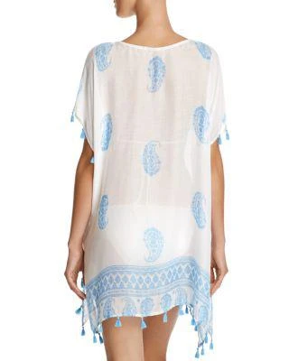 商品Surf Gypsy|Paisley Border Print Tunic Swim Cover-Up,价格¥371,第2张图片详细描述