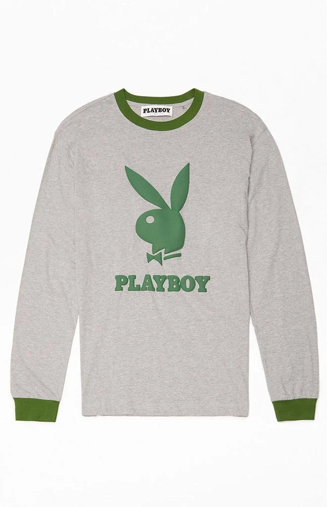 商品Playboy|By PacSun Contrast Long Sleeve T-Shirt,价格¥176,第1张图片