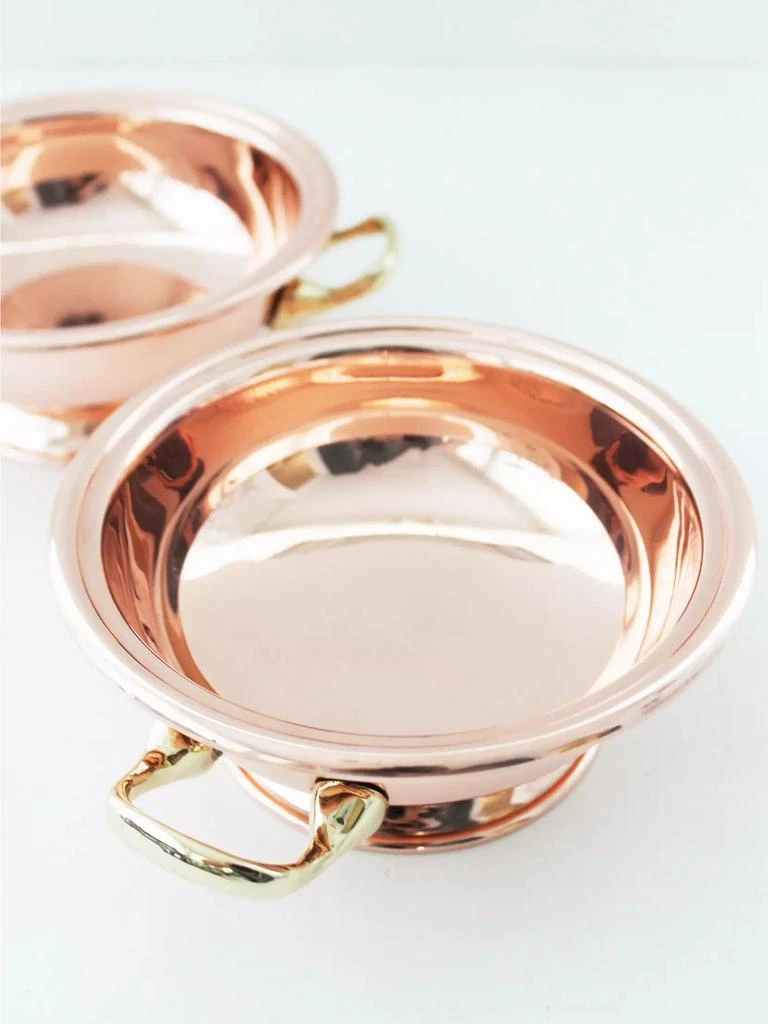 商品Coppermill Kitchen|Vintage-Inspired Copper &amp; Brass 2-Piece Bowl Set,价格¥1114,第3张图片详细描述