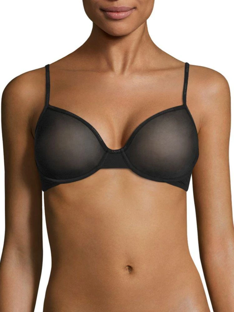 商品Calvin Klein|Sheer Marq Unlined Demi Bra,价格¥80,第3张图片详细描述