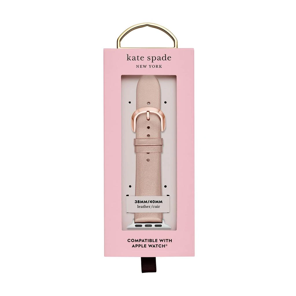 商品Kate Spade|38/40 mm Leather Apple Watch® Band - KSS0044,价格¥730,第4张图片详细描述