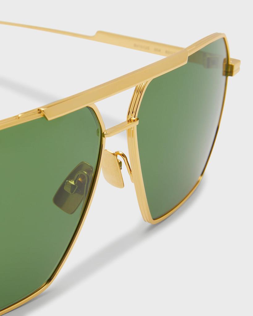 商品Bottega Veneta|Metal Aviator Sunglasses,价格¥3083,第7张图片详细描述