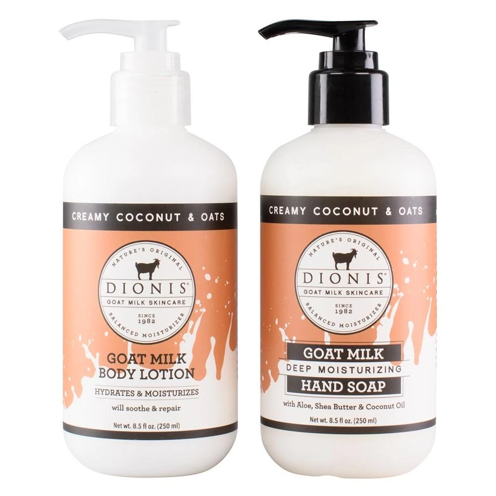 商品Dionis|Creamy Coconut Oats Lotion 8.5 fl. oz. and Hand Soap Bundle Set, 2 Piece,价格¥172,第1张图片