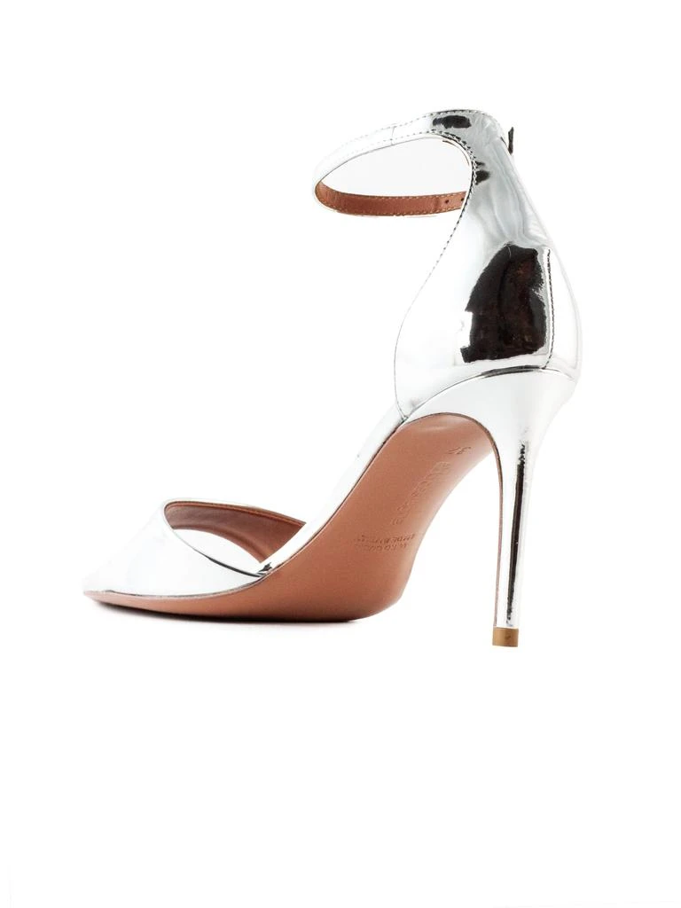 商品ALDO CASTAGNA|Silver Mirror Reflex Leather Aida Sandals,价格¥1868,第3张图片详细描述