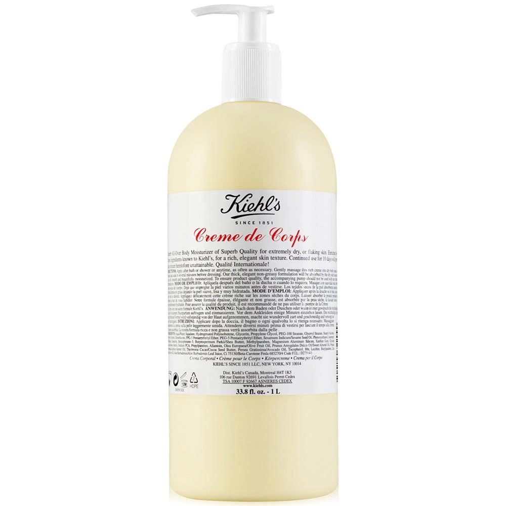 商品Kiehl's|全身保湿护肤乳 1L,价格¥578,第1张图片