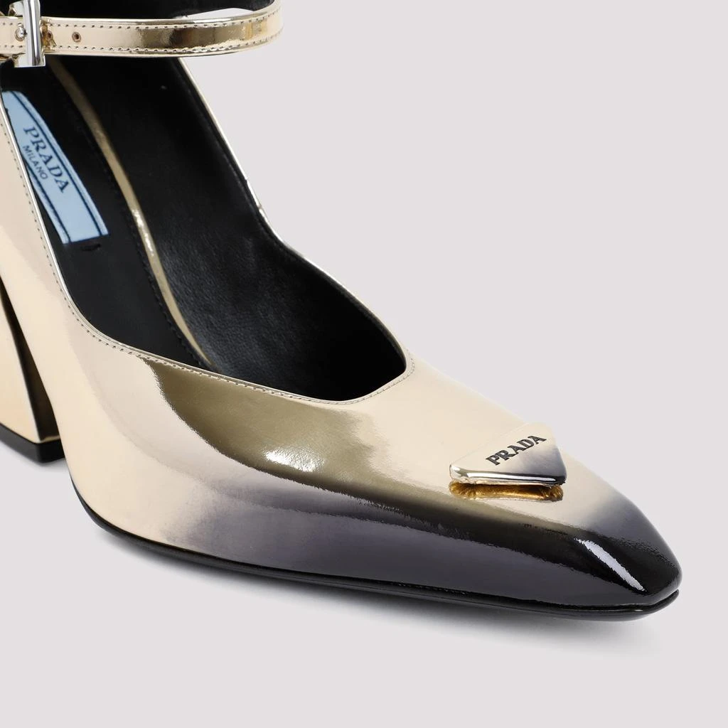 商品Prada|PRADA  BRUSHED LEATHER PUMPS SHOES,价格¥7148,第4张图片详细描述