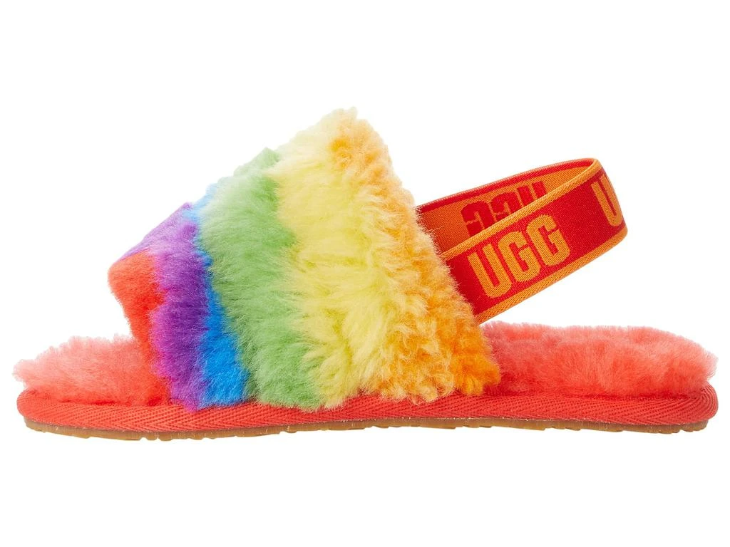 商品UGG|Fluff Yeah Slide Cali Collage (Toddler/Little Kid),价格¥309,第4张图片详细描述