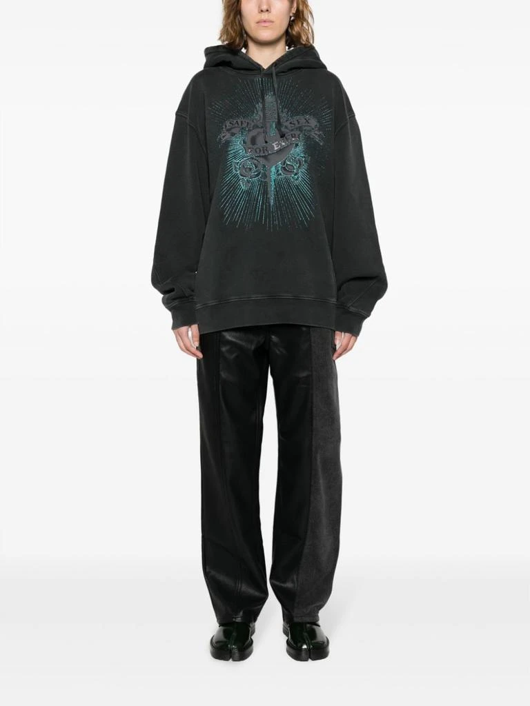 商品Jean Paul Gaultier|JEAN PAUL GAULTIER - Printed Cotton Hoodie,价格¥1979,第2张图片详细描述