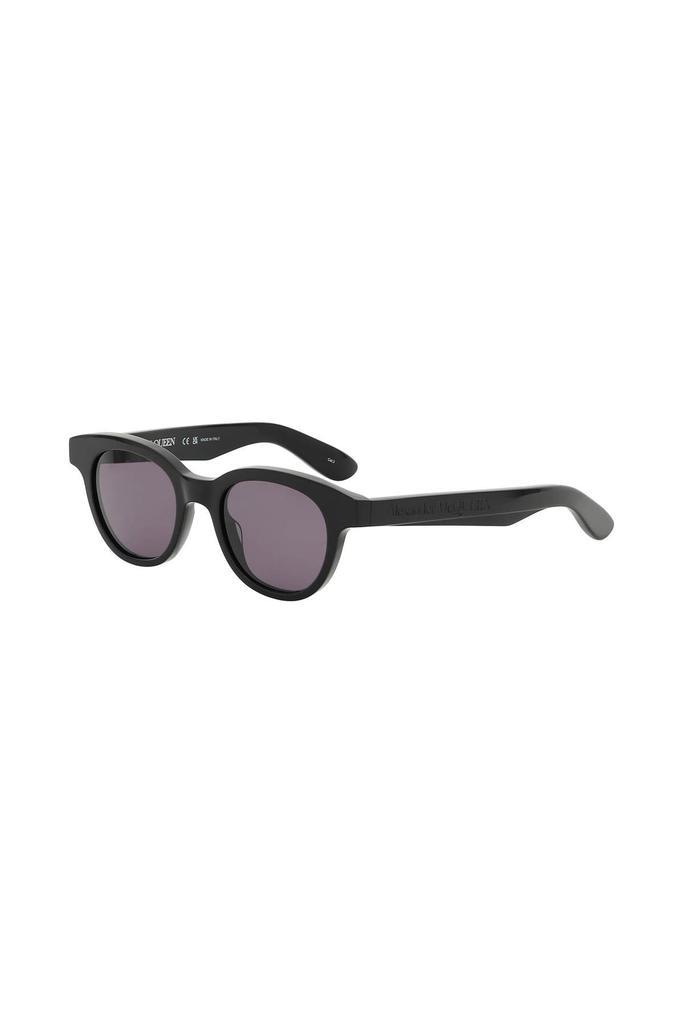 商品Alexander McQueen|ROUNDED ANGLED SUNGLASSES,价格¥1607,第4张图片详细描述