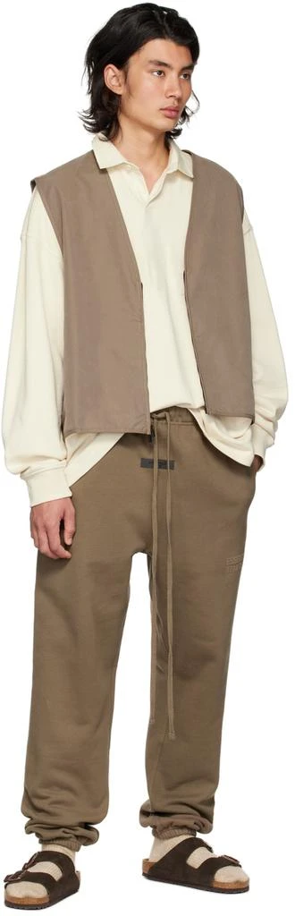 商品Essentials|Brown Drawstring Lounge Pants,价格¥659,第4张图片详细描述