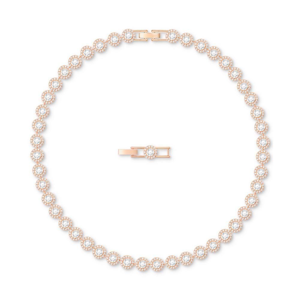 商品Swarovski|Rose Gold-Tone Crystal Halo All-Around Collar Necklace,价格¥2072,第1张图片