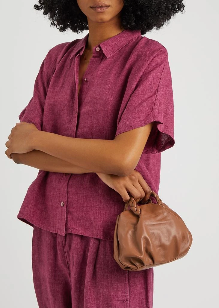 Bombon brown leather cross-body bag 商品