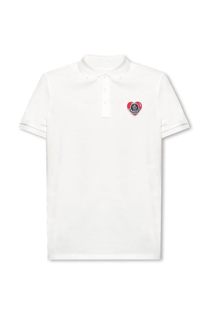 商品Moncler|Moncler Logo Patch Short-Sleeved Polo Shirt,价格¥2324,第1张图片