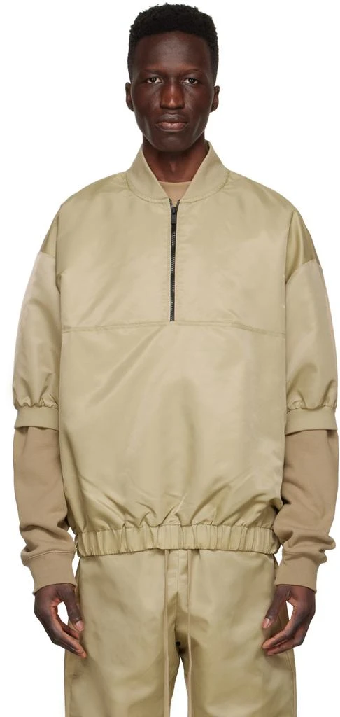 商品Essentials|Tan Nylon Jacket,价格¥567,第1张图片