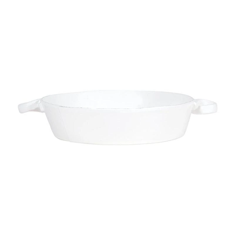 商品Vietri|Lastra White Handled Round Baker 2 QUARTS,价格¥1063,第1张图片