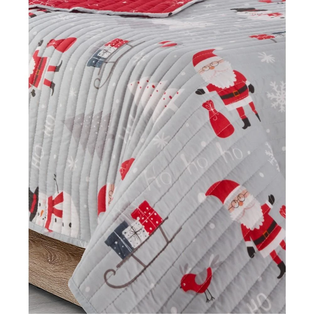 商品Avanti|Santa & Snowman 2-Pc. Quilt Set,价格¥261,第4张图片详细描述