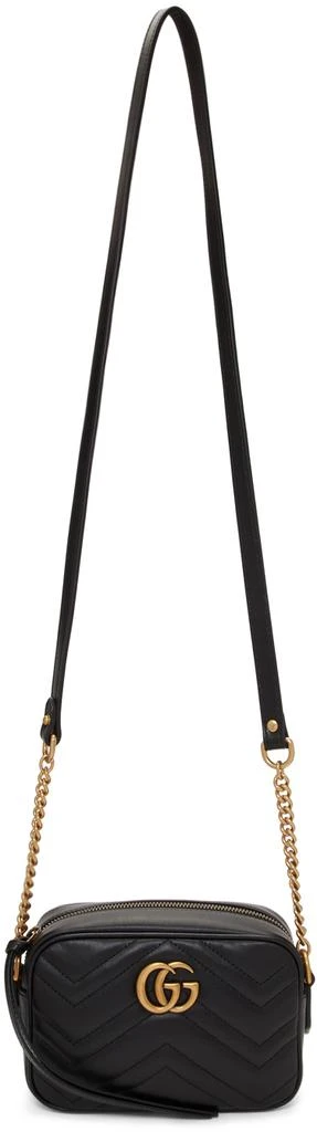 商品Gucci|Black Mini GG Marmont Camera Bag,价格¥7040,第1张图片