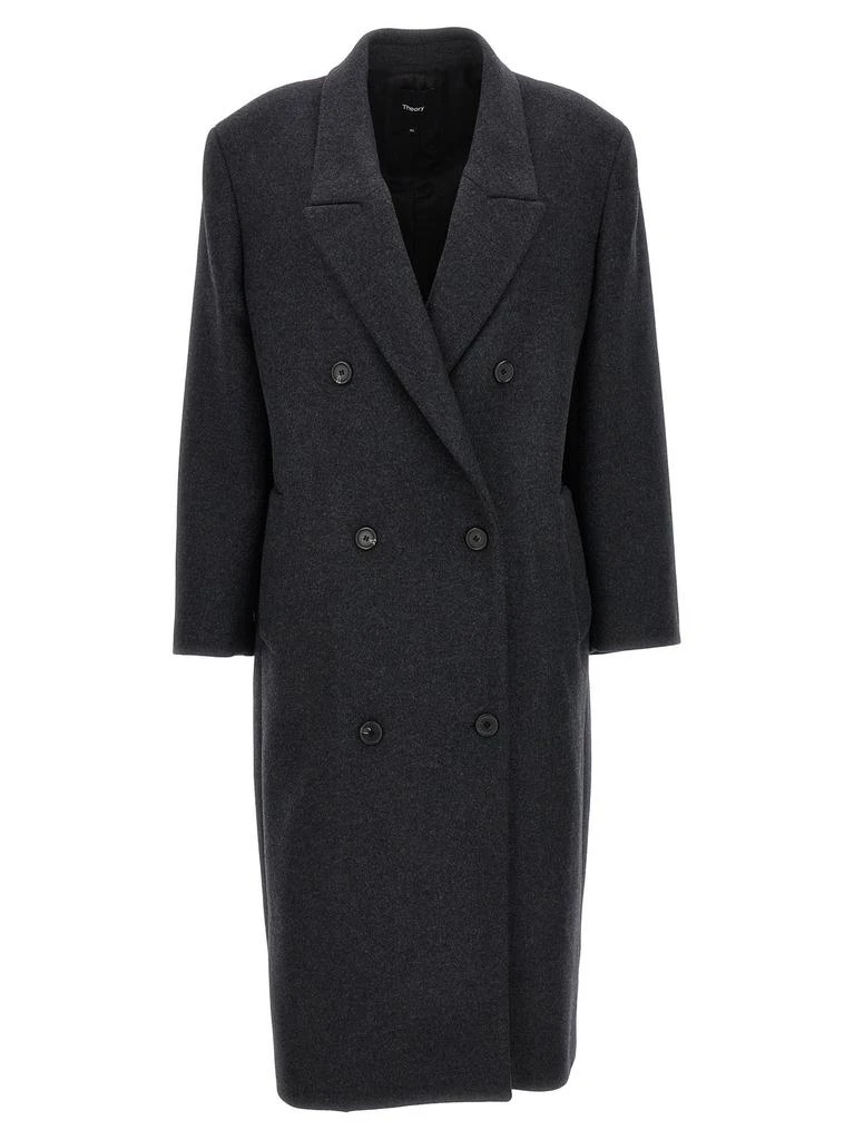 商品Theory|Theory Double Breasted Long-Sleeved Coat,价格¥6788,第1张图片