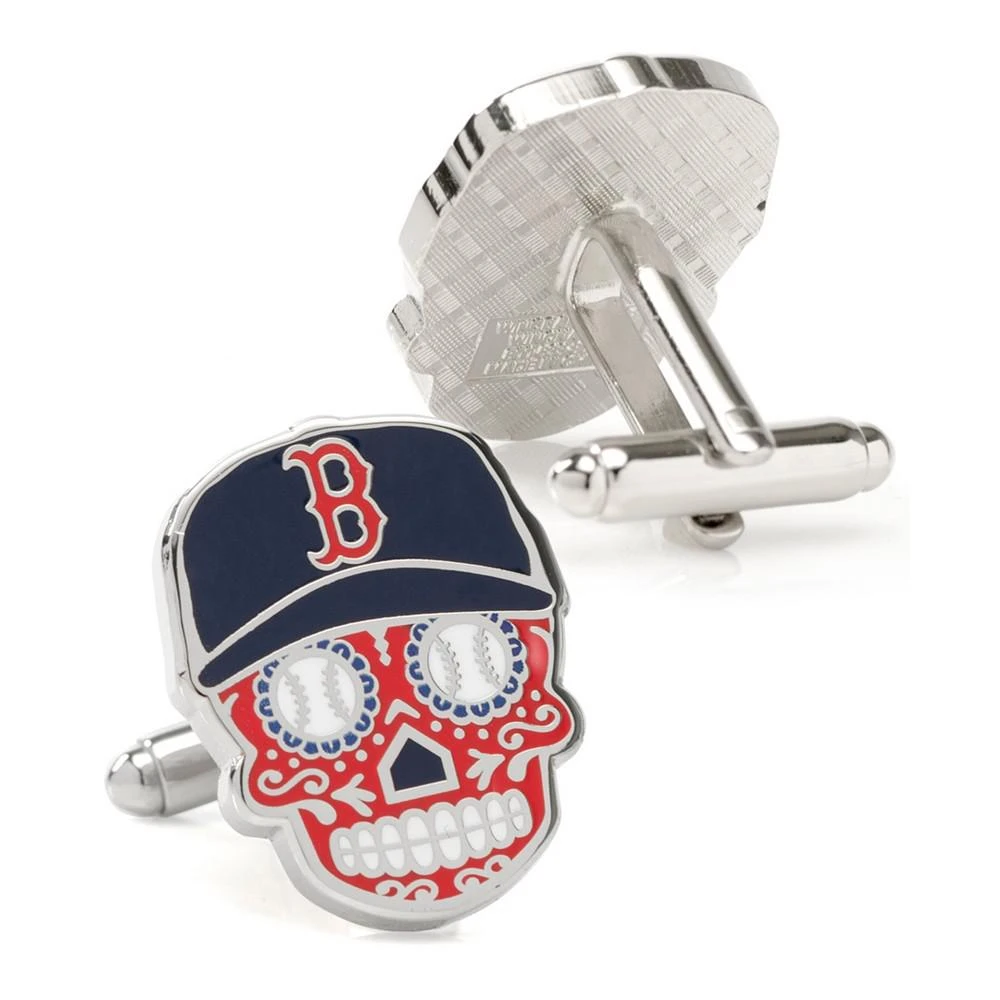 商品MLB|Men's Boston Red Sox Sugar Skull Cufflinks,价格¥580,第2张图片详细描述