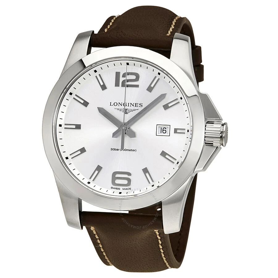 商品Longines|浪琴康卡斯系列男士石英腕表 L37604765 ,价格¥4530,第1张图片