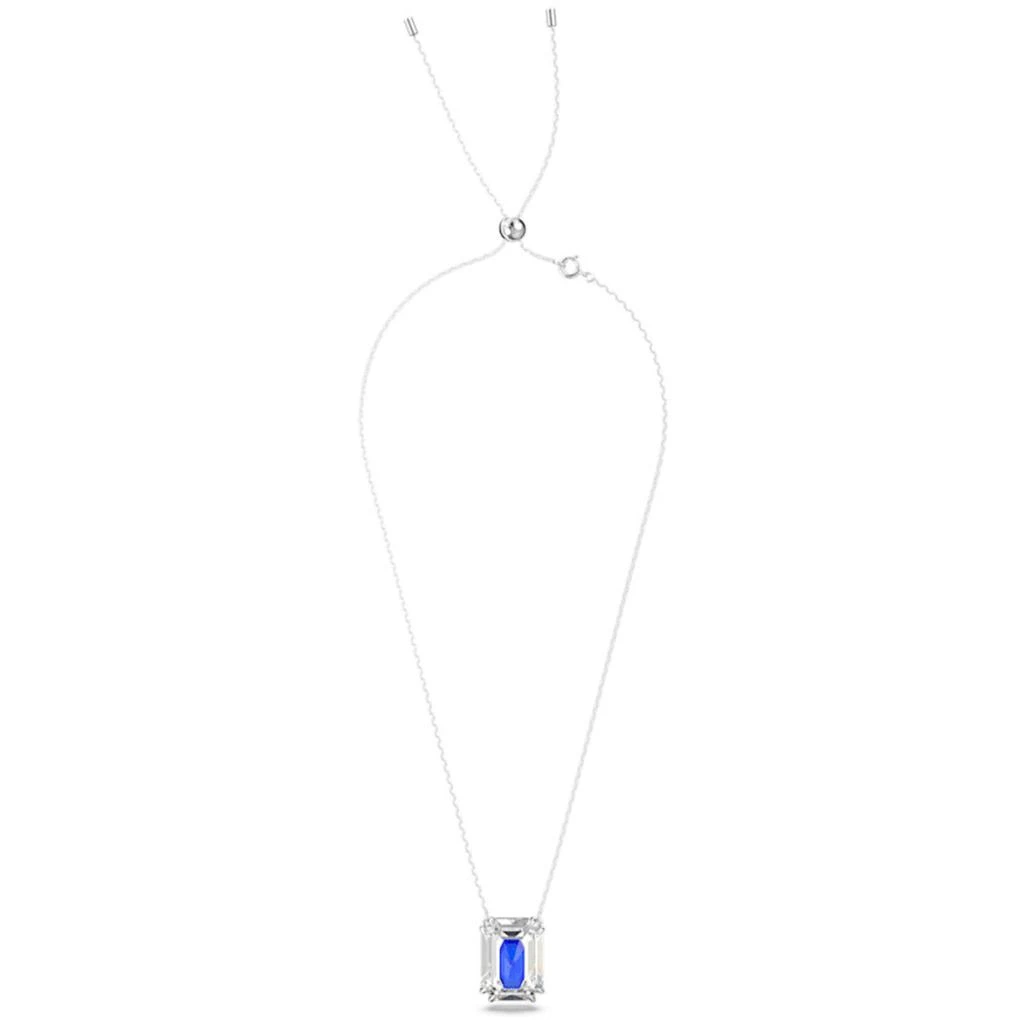 商品Swarovski|Swarovski Women's Necklace - Chroma Rhodium Plated Chain Octagon Cut Crystal | 5600625,价格¥568,第2张图片详细描述