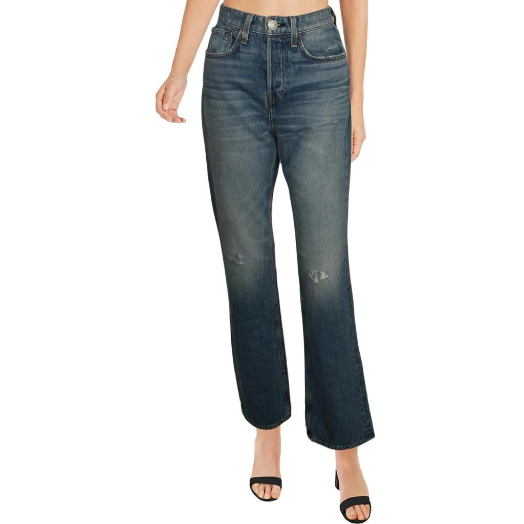 商品Rag & Bone|Rag & Bone Womens Maya High Rise Distressed Bootcut Jeans,价格¥271,第1张图片