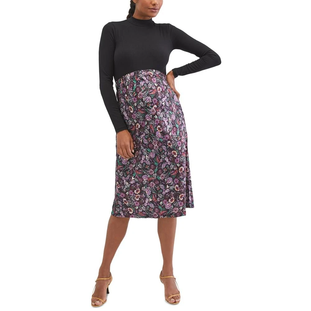 商品Motherhood Maternity|Over The Belly Printed Maternity Skirt,价格¥261,第1张图片