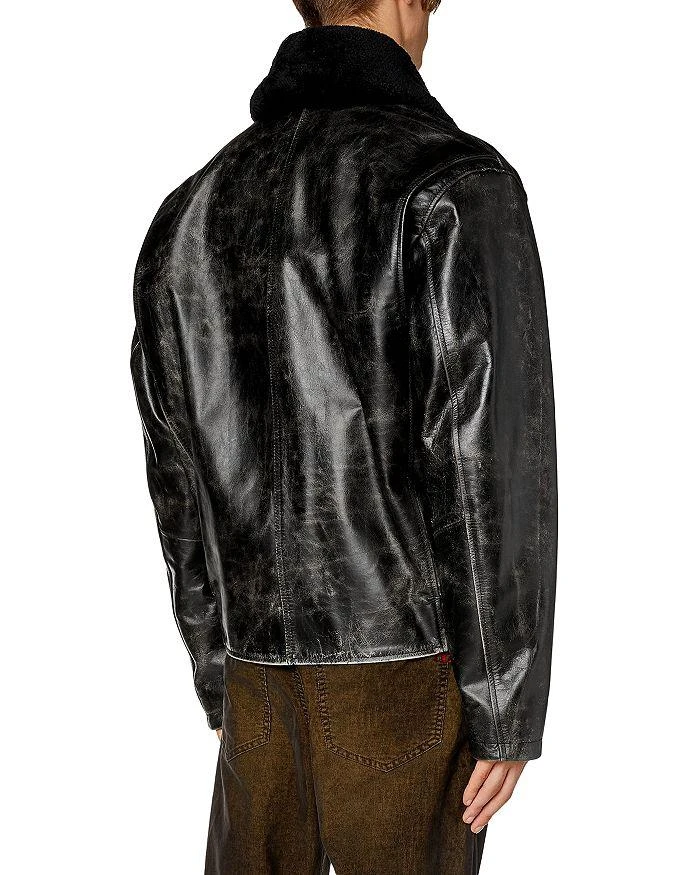 商品Diesel|L-Muds Leather Jacket,价格¥9486,第4张图片详细描述