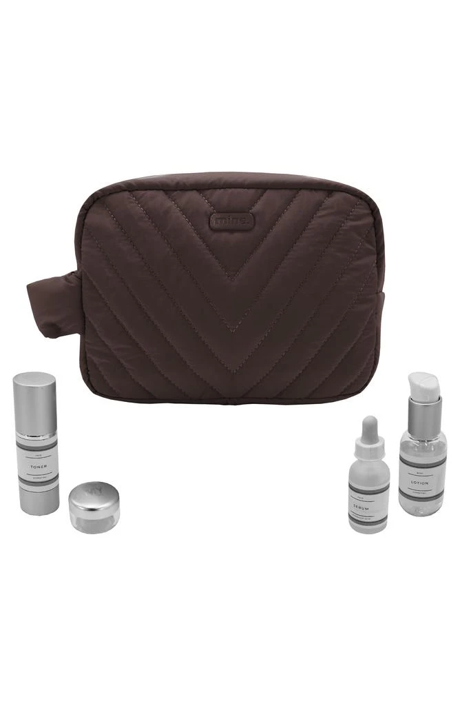 商品MYTAGALONGS|Ellie Quilted Cosmetic Bag,价格¥122,第3张图片详细描述
