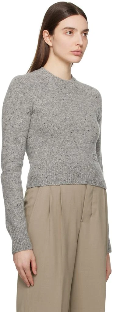 商品AMI|Gray Raglan Sweater,价格¥3614,第4张图片详细描述