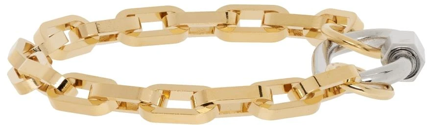 商品IN GOLD WE TRUST PARIS|Gold Carabiner Bracelet,价格¥464,第1张图片