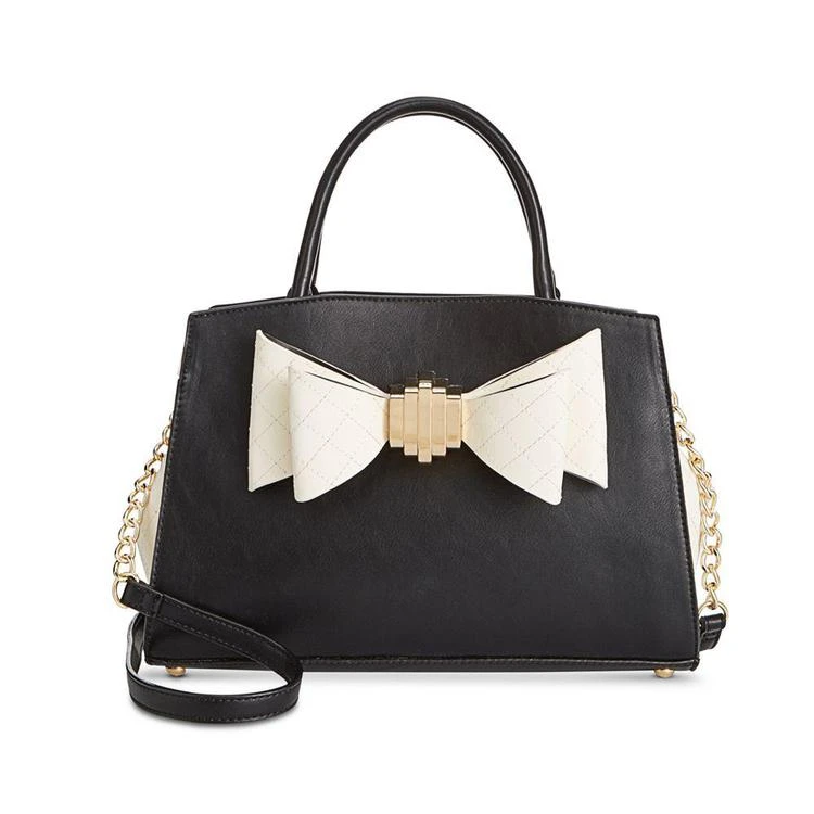 商品Betsey Johnson|Quilted Bow Medium Satchel, Created for Macy's,价格¥570,第1张图片