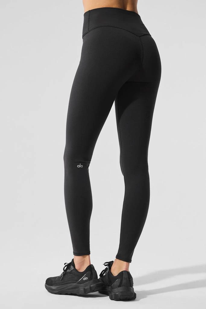 商品Alo|Airbrush Winter Warm High-Waist Nocturne Legging - Black,价格¥906,第2张图片详细描述