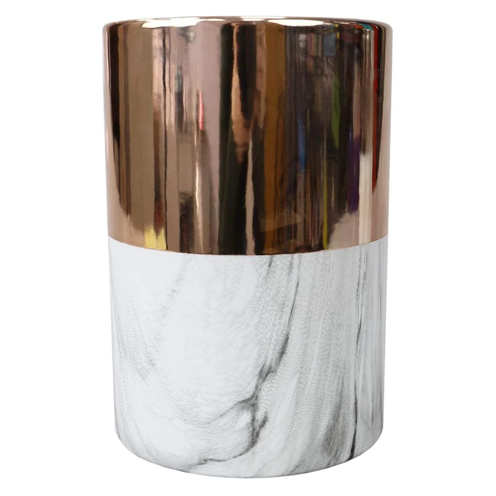 商品Home Basics|Home Basics Athena Marble Utensil Crock, Gold,价格¥147,第4张图片详细描述