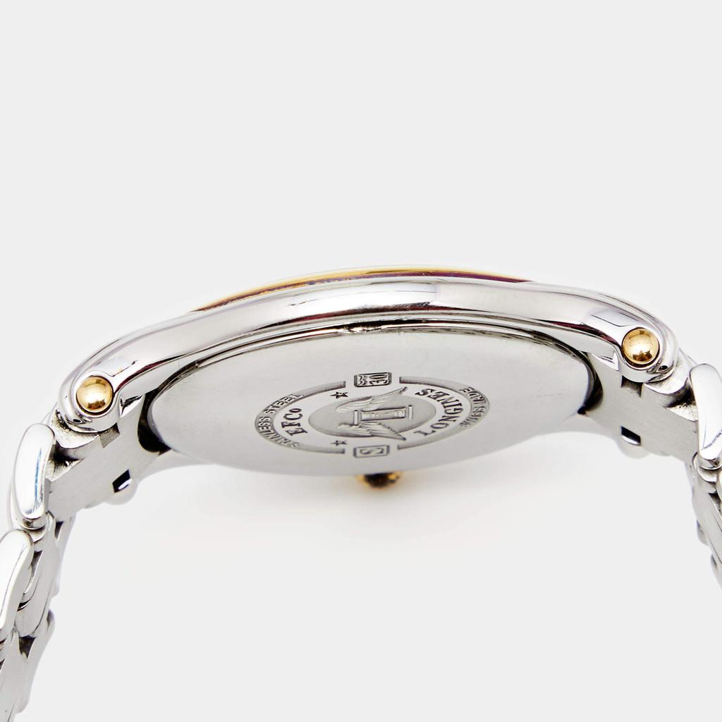 Longines Silver Two Tone Stainless Steel Golden Wing L3.606.5 Men's Wristwatch 33 mm商品第8张图片规格展示