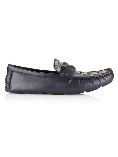 商品Coach|C Coin Leather Loafers,价格¥1572,第1张图片
