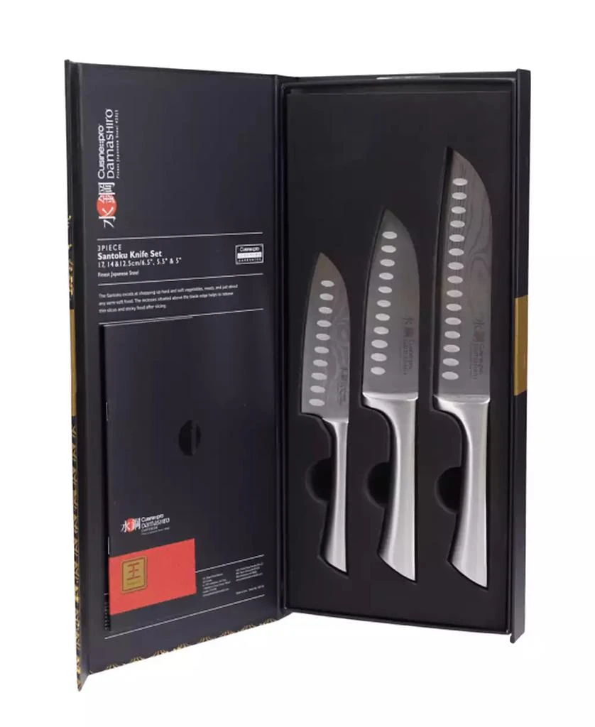 商品Cuisine::pro®|Damashiro Santoku Knife Set, 3 Piece,价格¥894,第2张图片详细描述
