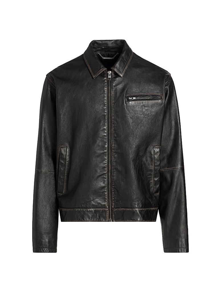 Eldorado Collared Leather Jacket