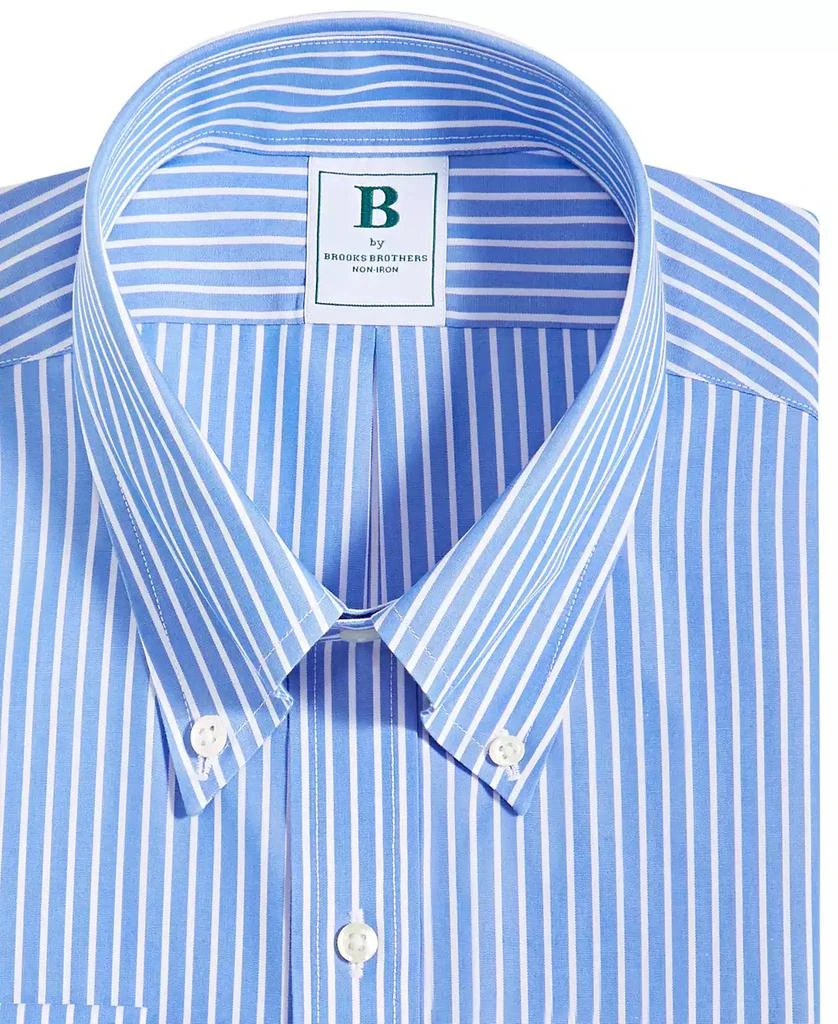 商品Brooks Brothers|Brooks Brothers Men's Regular Fit Non-Iron Thin Stripe Dress Shirt,价格¥686,第5张图片详细描述