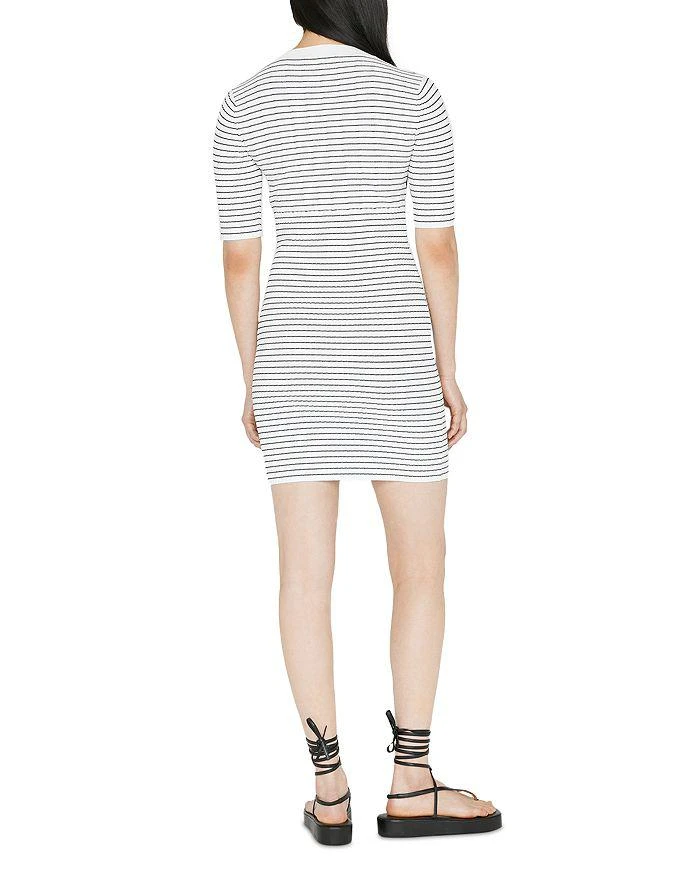 商品FRAME|Mixed Rib Knit Mini Dress,价格¥1041,第2张图片详细描述