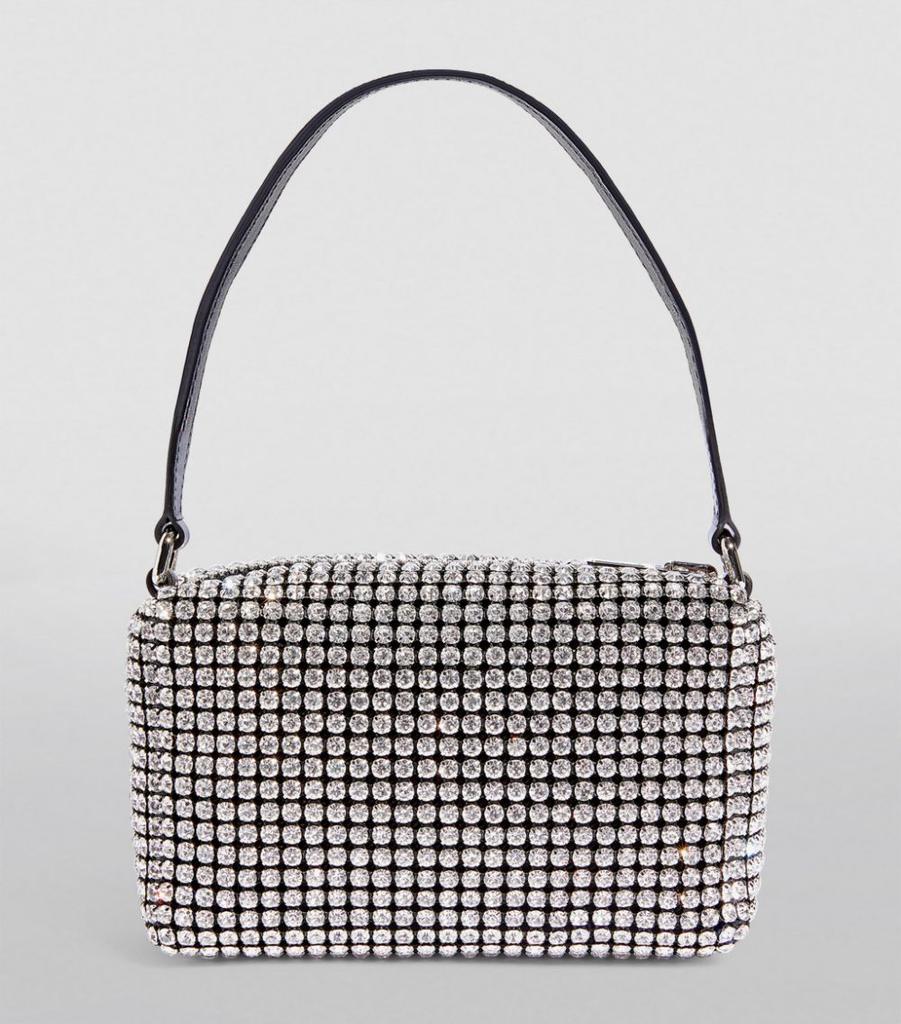 商品Alexander Wang|Crystal-Embellished Heiress Shoulder Bag,价格¥6326,第6张图片详细描述