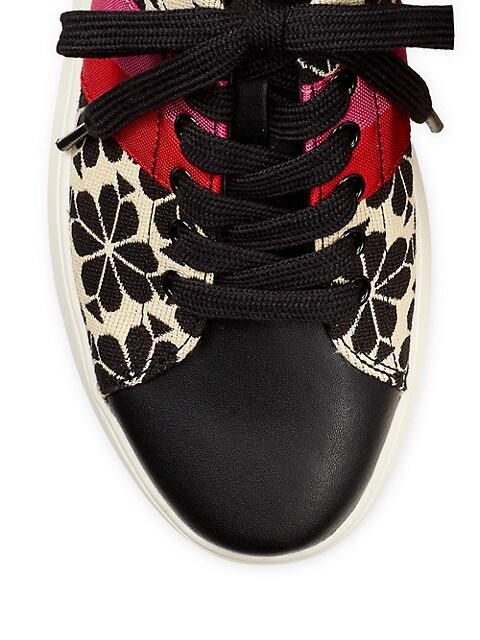 商品Kate Spade|Keswick Floral Jacquard Low-Top Sneakers,价格¥1158,第6张图片详细描述