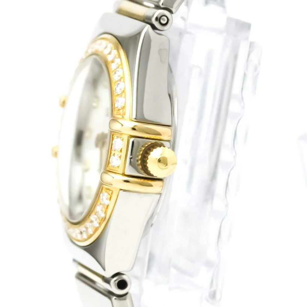 Omega MOP Diamonds 18K Yellow Gold And Stainless Steel Constellation 1365.75.00 Women's Wristwatch 22.5 MM 商品