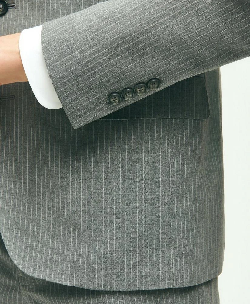 商品Brooks Brothers|Brooks Brothers Explorer Collection Classic Fit Wool Pinstripe Suit Jacket,价格¥3017,第5张图片详细描述