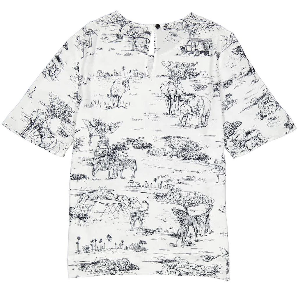 商品MARKUS LUPFER|Ladies Josie Serengeti Embellished Lip Tee,价格¥590,第2张图片详细描述