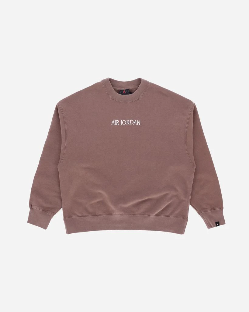 商品Jordan|WMNS Wordmark Fleece Crewneck Sweatshirt Brown,价格¥593,第1张图片