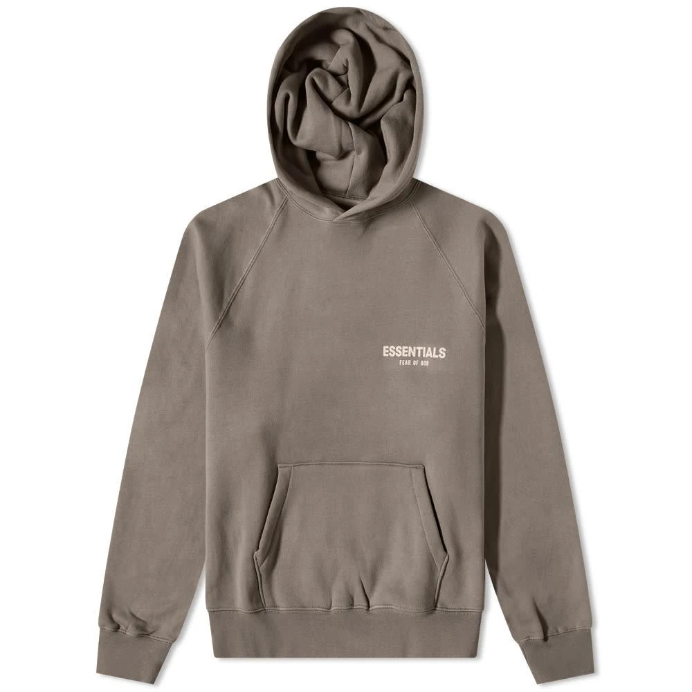 商品Essentials|Fear of God ESSENTIALS Logo Popover Hoody - Desert Taupe,价格¥768,第1张图片