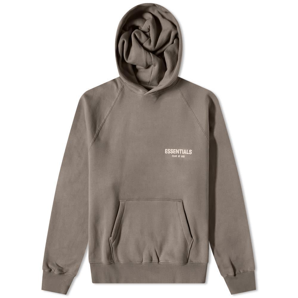 商品Essentials|Fear of God ESSENTIALS Logo Popover Hoody - Desert Taupe,价格¥736,第1张图片